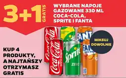 Netto Wybrane napoje gazowane coca-cola, sprite i fanta oferta