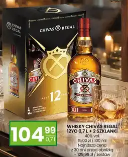 Twój Market Zestaw whisky Chivas Regal 12YO + 2 szklanki oferta