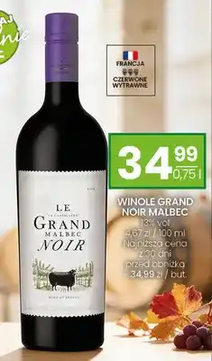 Twój Market Wino czerwone Le Grand Noir Malbec oferta