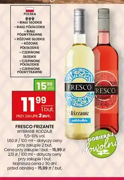 Twój Market Wino musujące Fresco Frizzante półsłodkie oferta