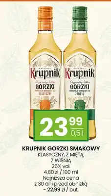 Twój Market Likier Krupnik Gorzki smakowy z miętą oferta