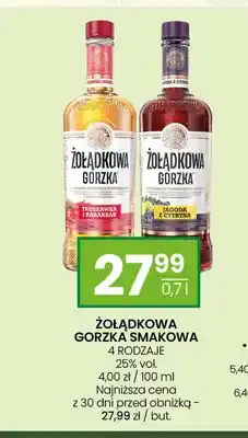 Twój Market Likier Żołądkowa Gorzka smakowa jagoda z cytryną oferta