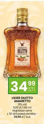 Twój Market Likier Diletto Amaretto 21% vol oferta