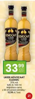 Twój Market Likier Advocaat Classic 20% vol oferta