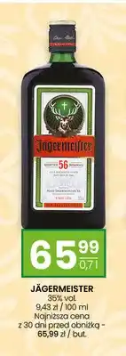 Twój Market Likier ziołowy Jägermeister 35% vol oferta