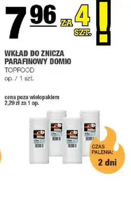 Spar Wkład do znicza parafinowy Domio 2 dni 4-pak oferta