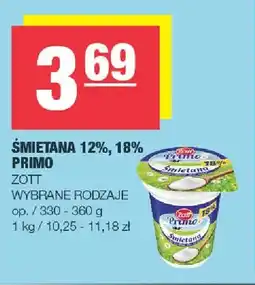Spar Śmietana Primo Zott 12% oferta
