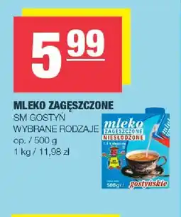 Spar Mleko zagęszczone SM Gostyń oferta