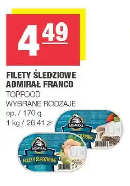 Spar Filety śledziowe Admirał Franco oferta