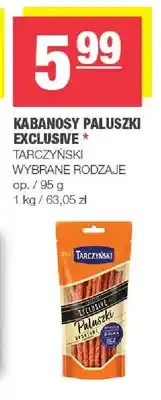 Spar Kabanosy paluszki Exclusive Tarczyński oferta