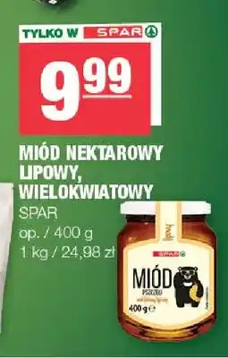 Spar Miód nektarowy lipowy Spar oferta