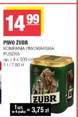 Spar Piwo Żubr 4-pak oferta