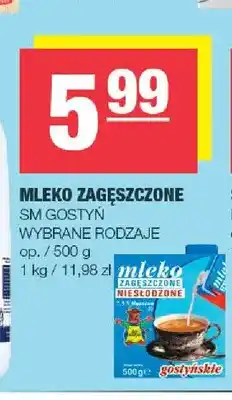 Spar Mleko zagęszczone Gostyń oferta