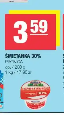 Spar Śmietanka Piątnica 30% oferta