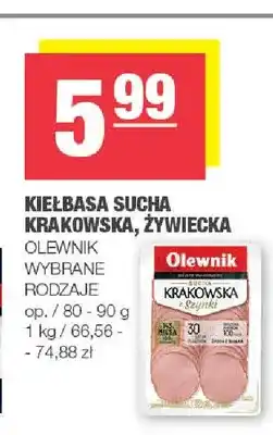 Spar Kiełbasa sucha krakowska Olewnik oferta