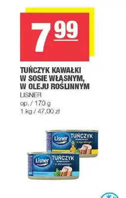 Spar Tuńczyk kawałki w sosie własnym Lisner oferta