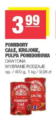Spar Pomidory całe, krojone, pulpa pomidorowa Dawtona oferta