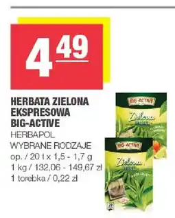 Spar Herbata zielona ekspresowa Big-Active oferta