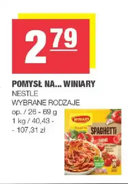 Spar Pomysł na... Spaghetti napoli Winiary oferta