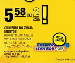 Spar Cukierki do żucia Mentos oferta