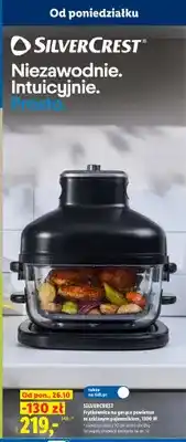 Lidl Frytkownica na gorące powietrze ze szklanym pojemnikiem SilverCrest oferta