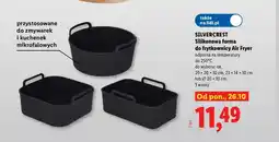 Lidl Silikonowa forma do frytkownicy 20x20x10 cm Silvercrest oferta