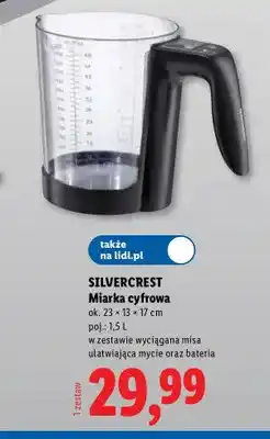 Lidl Miarka cyfrowa Silvercrest oferta