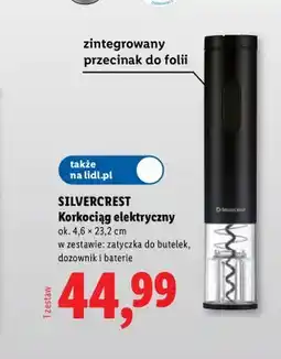 Lidl Korkociąg elektryczny Silvercrest oferta