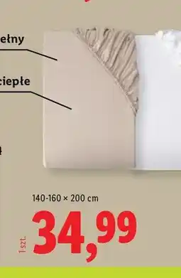 Lidl Prześcieradło flanelowe z gumką Livarno 140-160x200 cm oferta