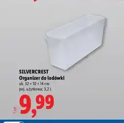 Lidl Organizer do lodówki 32x10x14 cm Silvercrest oferta