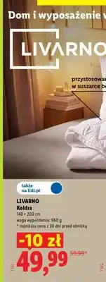 Lidl Kołdra Livarno 140x200 cm oferta