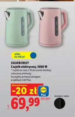 Lidl Czajnik elektryczny Silvercrest oferta