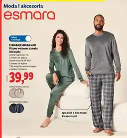 Lidl Piżama welurowa damska Esmara oferta