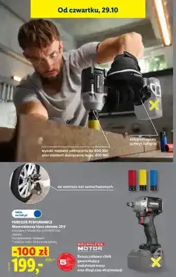 Lidl Akumulatorowy klucz udarowy Parkside Performance oferta