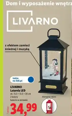 Lidl Latarnia LED Livarno oferta