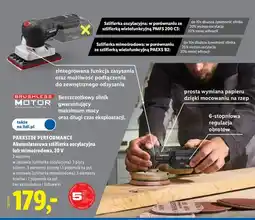 Lidl Akumulatorowa szlifierka oscylacyjna Parkside Performance oferta