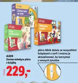 Lidl Zestaw mówiące pióro z książką Ciało człowieka Albik oferta