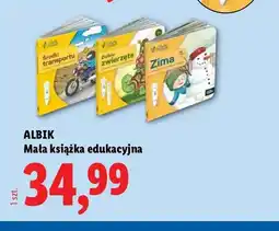 Lidl Mała książka edukacyjna Dzikie zwierzęta Albik oferta