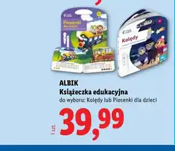 Lidl Książeczka edukacyjna Kolędy Albik oferta