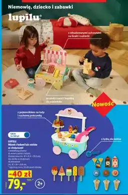 Lidl Wózek z lodami Lupilu oferta