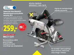 Lidl Akumulatorowa ręczna pilarka tarczowa Parkside Performance oferta