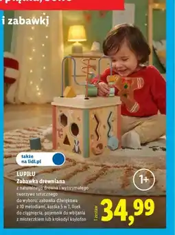 Lidl Zabawka drewniana dźwiękowa z 10 melodiami Lupilu oferta