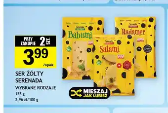 Ser żółty w plastrach Babumi Serenada