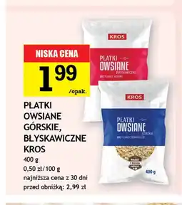 Gram Market Płatki owsiane górskie Kros oferta