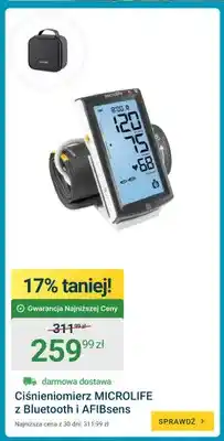 ERLI Ciśnieniomierz Microlife z Bluetooth i AFIBsens oferta