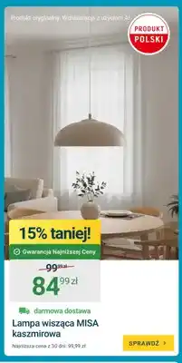 ERLI Lampa wisząca Misa kaszmirowa oferta