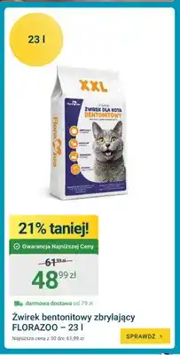 ERLI Żwirek bentonitowy zbrylający Florazoo oferta