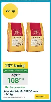 ERLI Kawa ziarnista MK Cafe Crema 2-pak oferta