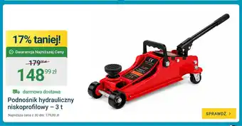 Podnośnik hydrauliczny niskoprofilowy 3 t
