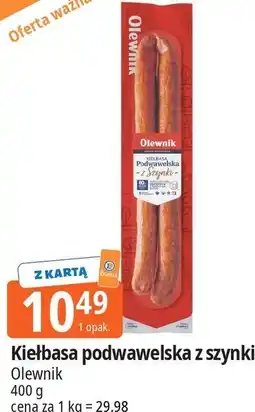 E.Leclerc Kiełbasa podwawelska z szynki Olewnik oferta